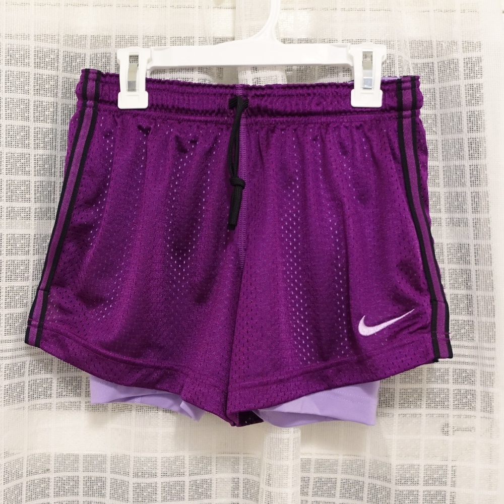 Nike Pro Dri Fit Magenta Shorts